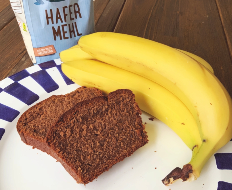 Bananen-Schoko-Kuchen mit Hafermehl – glutenfrei-kaseinfrei